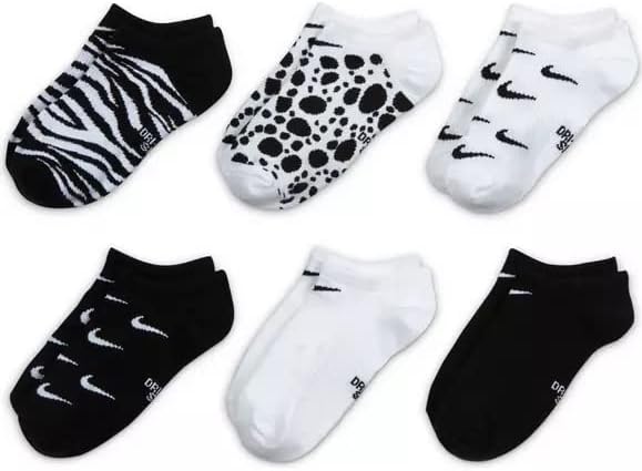 Nike GFX No Show Socks 6-Pack (Toddler/Little Kids)