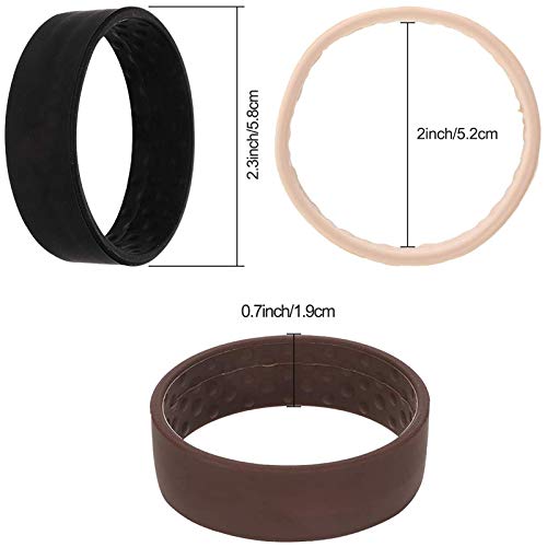 image for Letos Silicone Foldable Stationarity Hair Tie Elastic Hair Band Scrunc