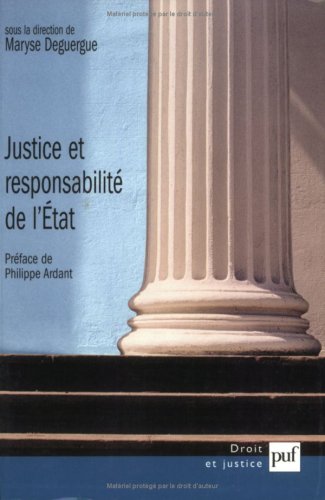 Justice et responsabilite de l'etat