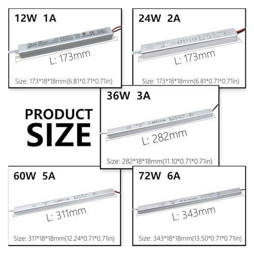 Controlador LED de corriente constante y 12V con salida estable para iluminación interior 4