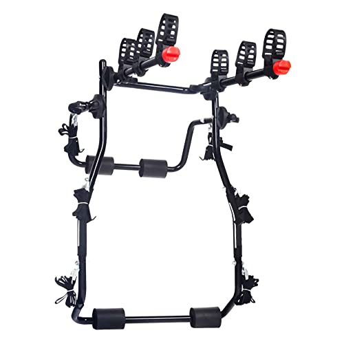 HXFENA Portabici,Pieghevole in Acciaio ad Alto Tenore Di Carbonio Supporto per Gancio Di Traino per Auto Portabiciclette Portapacchi Sospensione SUV Transito da Viaggio/Black/C