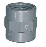 muffe 1/2 Menge: 1 Stück PVC-Muffen, 2 x Innengewinde, 1 1/2\