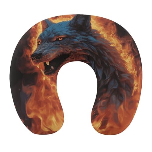 Almohada en U con espuma viscoelástica 30 cm cómoda