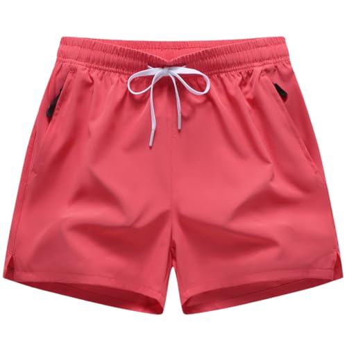 GUNLIRE Boy's Quick Dry Running Shorts Athletic Active Gym Lightweight for Outdoor Camping Hiking Sports Shorts