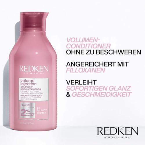 Foto von Redken Spülung mit reparierendem Volumen-Boost, Mit Filloxanen und pflegenden Polymeren, Volume Injection Conditioner, 1 x 300 ml