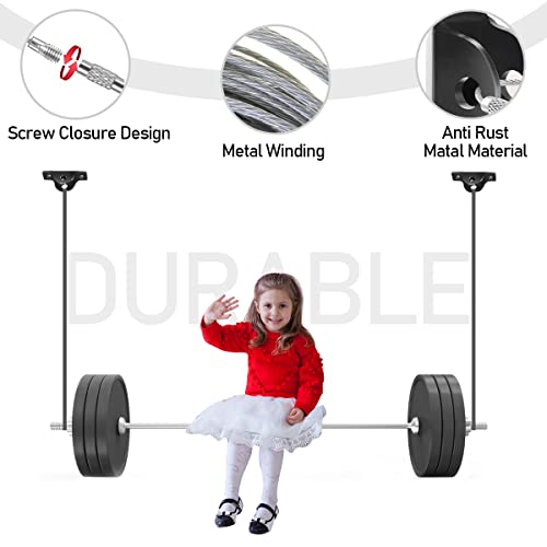 image for BLADOPIA Furniture Anchors for Baby Proofing,(4 Packs) Anti-tip Wall A