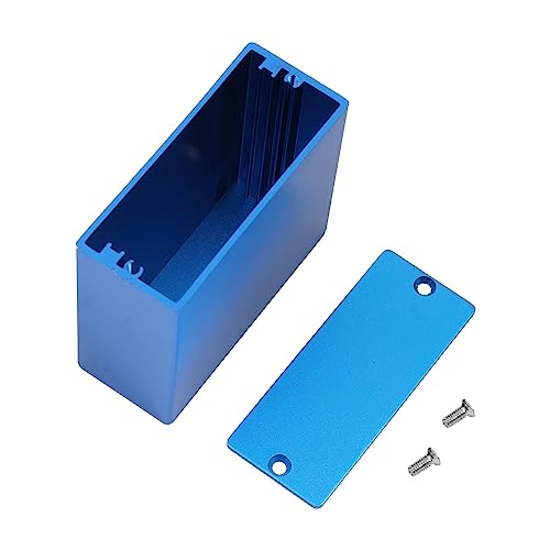 BEIDUOYANG Extruded Project Enclosure Metal Waterproof Electric Box Aluminum Power Amplifier Chassis 1.97x2.28x0.94in(LxWxH) Electronic Project Enclosure Box Aluminum