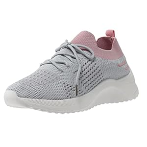 Xmiral Damessneaker, casual, gebreid, details, sportschoenen, colorblock, netstof, vetersluiting, voor, loopschoenen, pantoffels van zacht leer