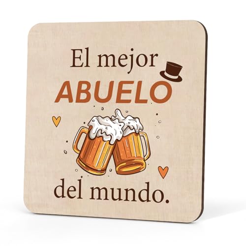 Regalo Abuelo Regalo Dia del Padre Posavasos para Bebidas Regalos Abuelo Abuelo Regalo Original Regalo Dia del Padre Y Abuelo Regalos para Abuelo Regalos Abuelos Regalo Abuelo Cumpleaños