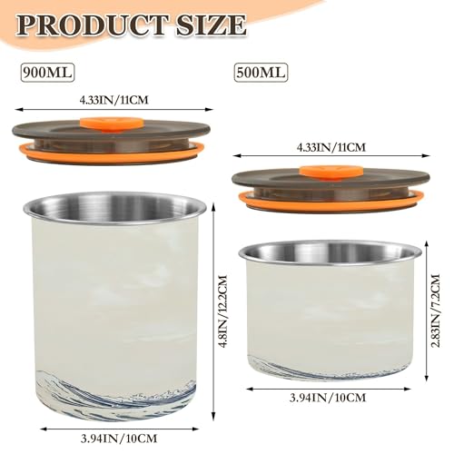 Contenedor hermético de café Kigai 30 oz acero inoxidable miniatura 3