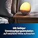 PHILIPS SmartSleep Wake-up Light – Nachttischlampe und Wecker mit USB, Farbige Sonnenaufgangssimulation, 20 Helligkeitseinstellungen, 7 natürliche Wecktöne, Mitternacht-Lichtfunktion, Modell HF3532-01