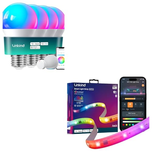 Smart LED Strip Lights y Bombillas Linkind A19 miniatura 1
