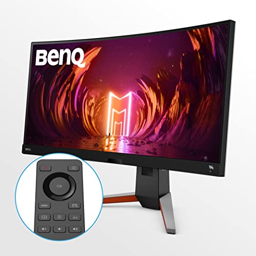 BenQ MOBIUZ EX3415R Monitor Curvo Gaming (34 pollici, IPS, Ultrawide, 2K, 144 Hz, 1ms, HDR 400, FreeSync Premium Pro, telecomando) - Immagine 1