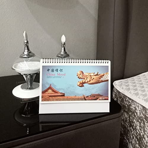 RUIMI Chinese Traditional Desktop Calendar,2022 Chinese Desk Calendar,2022 New Year Calendar,Tiger Year Calendar,Chinese Monthly Calendar,Chinese Lunar Year Calendar for Home Office,è™Žå¹´å°åŽ†