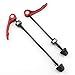 Rowiz Quick Release Skewer 2-Pairs Red, 145mm/185mm Bike Hubs for Mountain Bike, MTB, Road Bike & BMX, Lightweight Alloy Bicycle Parts & Cycling Accessories