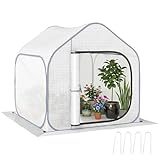 140 gsm plastic cover: A protective shell for this pop-up greenhouse, shield plants from rain and wind, whilst allowing nourishing sunlight through. Hemmed edging for extra strength and durability. 20cm overlong ledges to bury into the soil