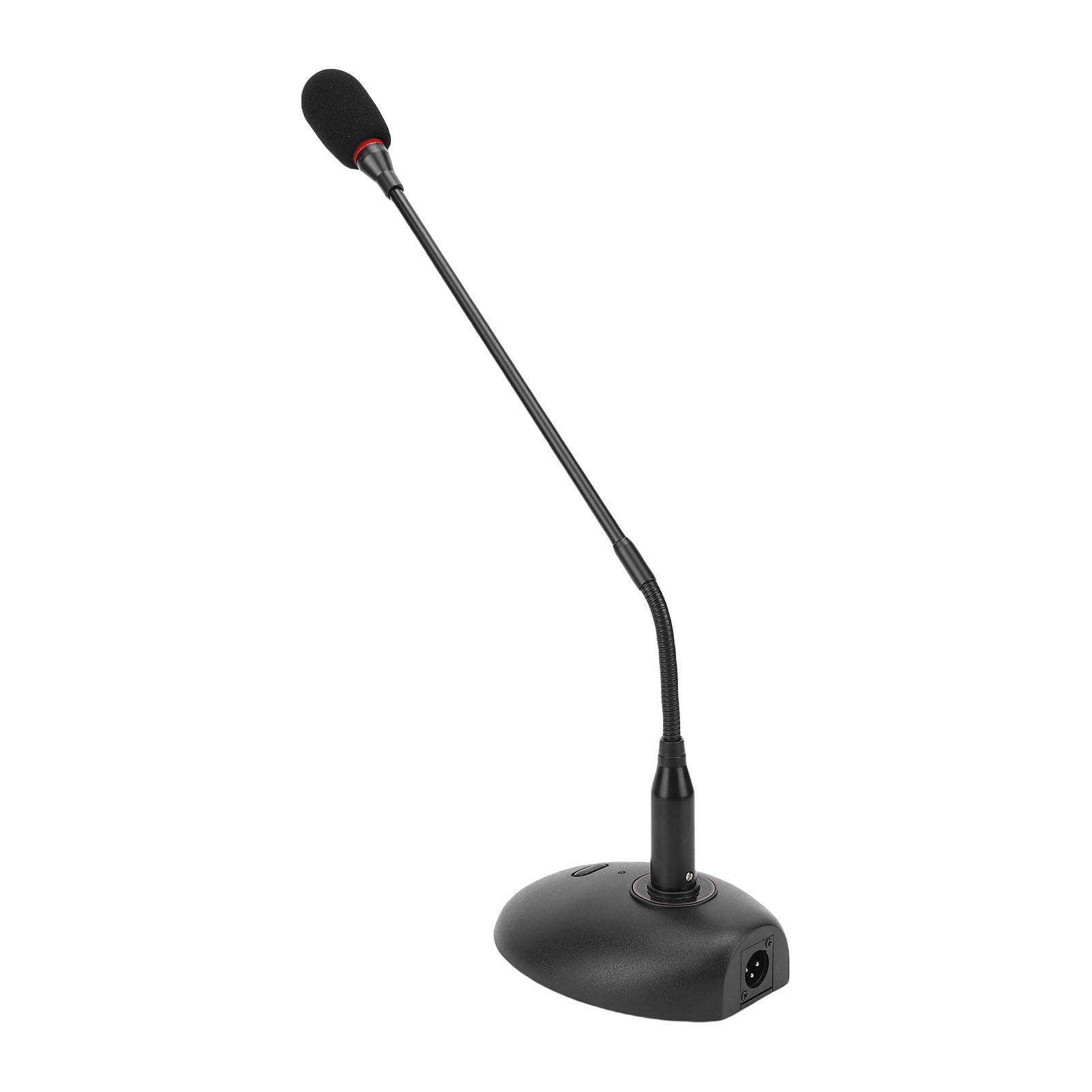 Eacam Microfono Cablato Flessibile a Collo di Cigno per Uso in Conferenza con Alta sensibilità e Connettore Maschio XLR a 3 Pin