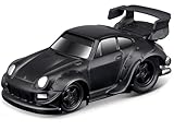 Muscle Machines RWB 993 911 Matt Black 1/64 Diecast Model Car 15583BO