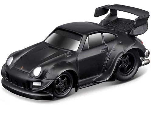 Muscle Machines RWB 993 911 Matt Black 1/64 Diecast Model Car 15583BO