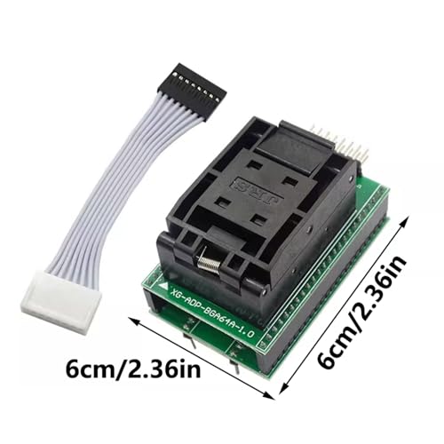 Módulo BGA64 adaptador programador PC48 toma de combustión para sustitución de chip de prueba 5