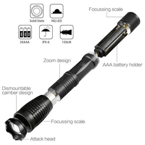 350 Yard Red Predator Hunting Light Kit Pressure Switch, Rail & Scope Mount - image 2