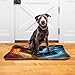 KJIZMO Ice Fire Dragon Dog Bed Mat, Soft Comfortable Warm Crate Pad with Anti-Slip Bottom, Machine Washable Pet Mattress for Pets Sleeping for Large Medium Dogs & Cats 24x18in