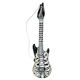 W WIDMANN MILANO Party Fashion - Aufblasbare Gitarre, Länge circa 105 cm, Instrument, Luftgitarre, Mottoparty, Karneval