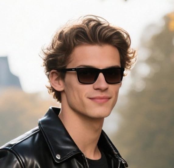 RICH MODE Rectangular Polarized Sunglasses for Men UV400 Protection Sunglasses Classic Fashion Sun Glassses2