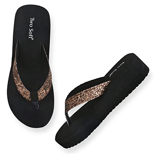 Image of BestWomen Slipper Stylish Comfortable Lightweight Soft Flaxsible Casual Flip Flop /Girls fancy chappal BZ1-P2 009