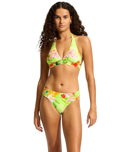 Bas de bikini rétro hipster Seafolly femme aux finitions haut de gamme