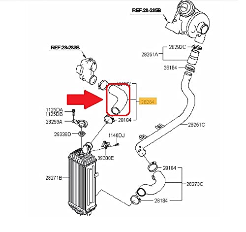 TURBORURY Compatibile/sostituzione per Tubo Turbo