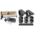 Nilight LED Light Bar 32Inch 180W Spot Flood Combo Led Off Road Lights 12V 5Pin Rocker Switch LED Light Bar Wiring Harness Kit & 90020B 2 Pack Mounting Bracket Kit LED Off Road Light Horizontal Bar