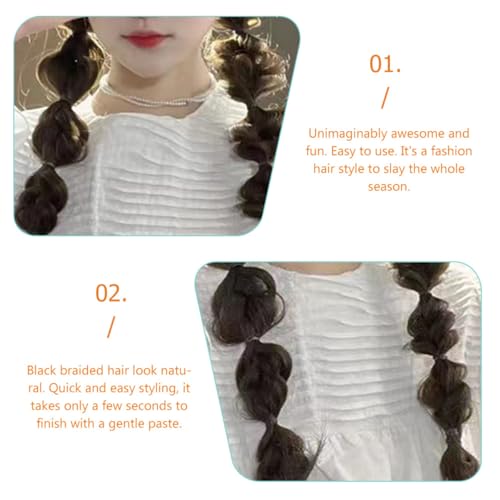 Ponytail tresses synthétiques légères et durables | Lot de 4 pièces à clipser - 7