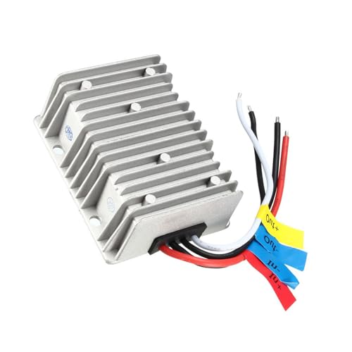 TOP-VIGOR Voltage Converter DC/DC 12V to 48V 8A 384W Converter Step Up, Waterproof IP68 Boost Converter Regulator Transformer