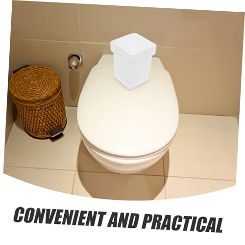 Porte-brosse de toilette carré petit format support céramique wc - 8
