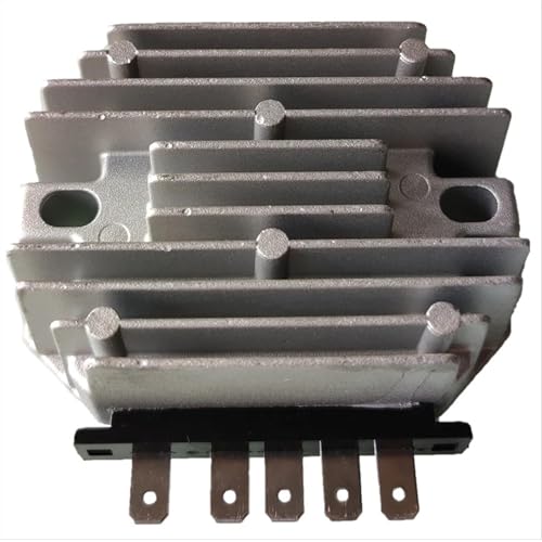 Regulador Corriente Moto Compatible con JD670 JD770 870 Compatible con YANMAR TRAC AM101406 AVMC-1013 MIA881279 Mia881277 Ch15589 Regulador de Voltaje de 12 V Voltaje Regulador Rectificador