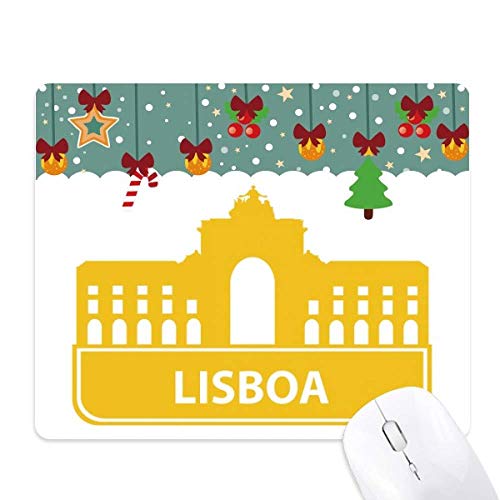 Alfombrilla de ratón de Lisboa: evita deslices y dale un toque navideño a tu espacio de estudio