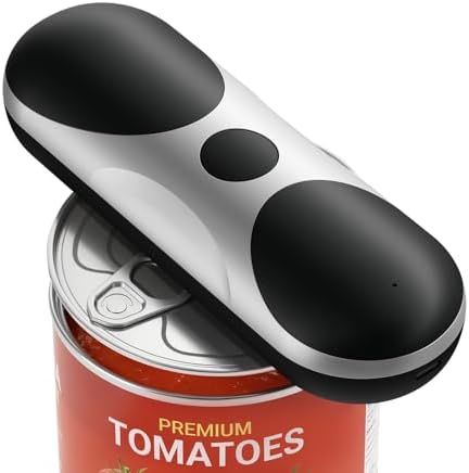 Electric Can Opener, One-Touch Automatic Can Opener, USB Recharge...