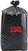 SAC POUBELLE NOIR HAUTE RESISTANCE - 150 litres - les 100 sacs poubelles
