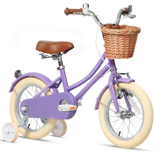 Glerc 14 Zoll Kinder Mädchen Fahrrad für 3 4 5 Jahre alt kleine Mädchen...