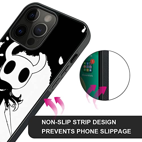 Goodsprout Compatible With Iphone 14 Case,Black And White Knight Pattern Protection Shockproof Soft Silicone Tpu Non-Slip Back For Apple Iphone 14 #TOP4