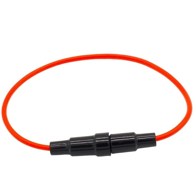 Fusibles en verre 5 x 20 mm cylindriques et boîtier de protection électrique pour fil 22 AWG