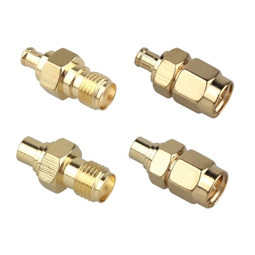 Kit adaptadores coaxiales SMA a MCX 4 piezas miniatura 1