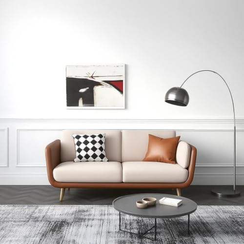 Image of Stylish & Modern Heavy Duty & Luxurious Traditional 3 Seater Sofa Chesterfield Sofa Arm Three Seat Sofa for Living Room Guest Room Hotels & Office. (2 Seater latheratte)