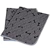 Washable dog pee pads with free grooming glovesnon slip dog mats with great urine absorptionreusable puppy pee pads for whelpingpottytrainingplaypen  urban country home decor