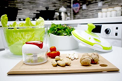 Rtmaxco Salad Spinner, 5L Fruits Vegetable Washer Dryer, Fruits And Vegetables Dryer, Lettuce Spinner & Fruit Veggie Wash. #TOP5