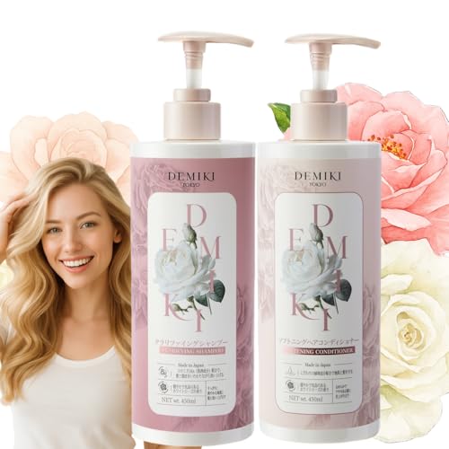 DEMIKI Japanese Shampoo and Conditioner Set for...