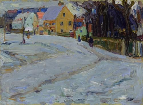 Impressions murales Kandinsky Nikolaiplatz toile premium 60x90