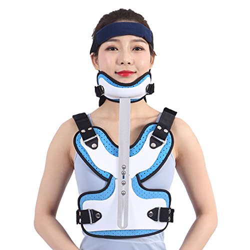 Traction cervicale détachable et orthèse thoracique réglable pour maintien lombaire