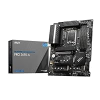 MSI PRO Z690-A Motherboard ATX – Supports Intel Core 12th Gen Processors, LGA 1700-14 Duet Rail 55A VRM, Memory Boost (DDR5-6400MHz/OC), 1x PCIe 5.0 x16, 3 x M.2 Gen4 x4, 4K/60Hz HDMI, 2.5G LAN, Black